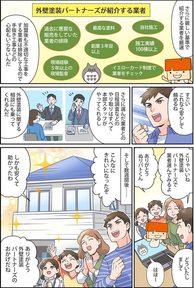 マンガ外壁塗装パートナーズを使うメリット3