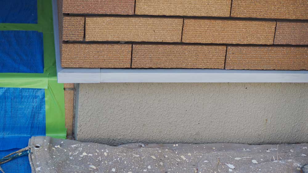 水切り塗装1回目