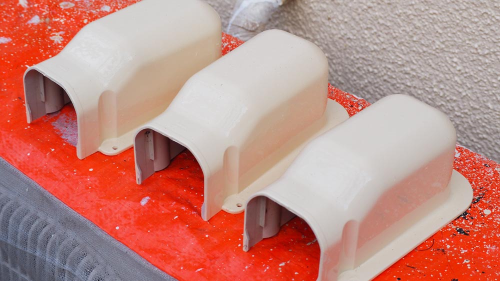 附帯設備の塗装