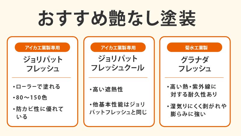 塗り替えおすすめ塗料