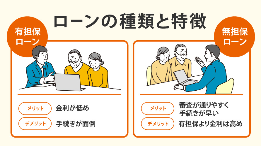 無担保と有担保どっちがおすすめ?
