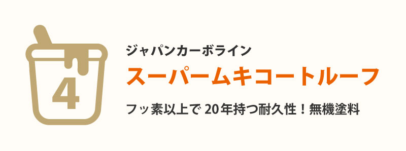 第4位 スーパームキコートルーフ(ジャパンカーボライン)