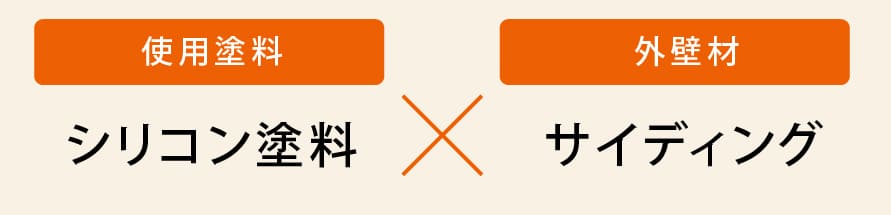 仕様塗料:シリコン塗料 | 外壁材:サイディング